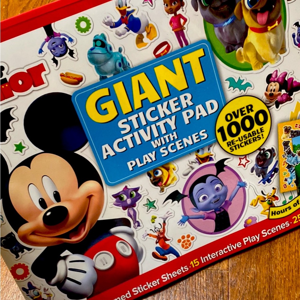 🚫SOLD🚫Disney giant activity/sticker pad